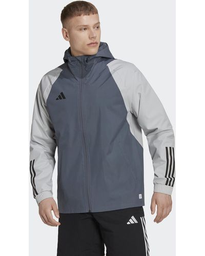 adidas Tiro 23 Competition All-weather Jacket in Blue for Men | Lyst UK