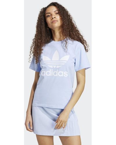 adidas T-shirt adicolor Classics Trefoil - Blu