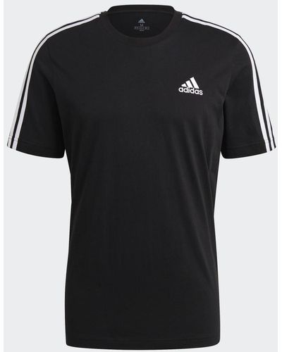 adidas T-shirt Essentials 3-Stripes - Nero