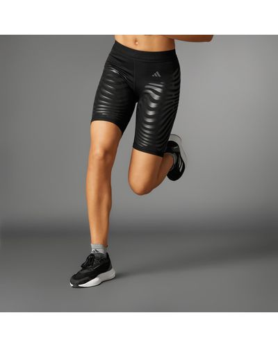 adidas Adizero Control Running Short Leggings - Black