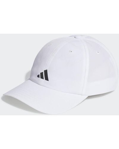 adidas Cappellino da running Essentials AEROREADY Six-Panel Baseball - Bianco