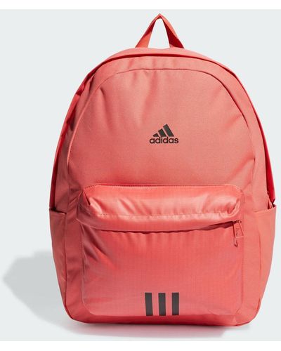 adidas Classic Badge of Sport 3-Streifen Rucksack - Rot