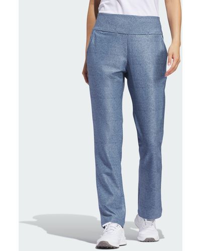 adidas Women's Ultimate365 Printed Flare Trousers - Blue