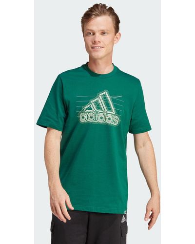 adidas Camiseta Growth Badge Graphic - Verde