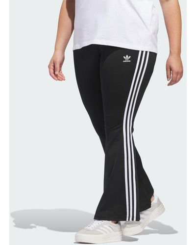 adidas Flared Leggings – Große Größen - Schwarz