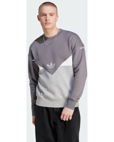 adidas Adicolor Seasonal Reflective Sweatshirt - Grau