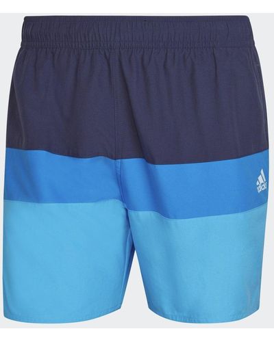 adidas Short da nuoto Short-Length Colorblock - Blu