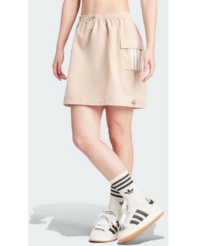 adidas Short Cargo Skirt - Natur