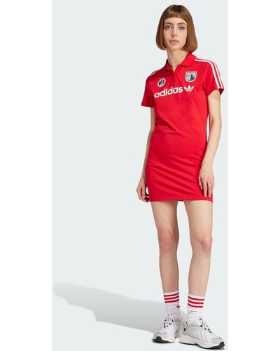 adidas Vestido Football - Rojo