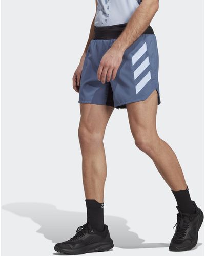 adidas Originals Terrex Agravic Trail Running Shorts - Blue
