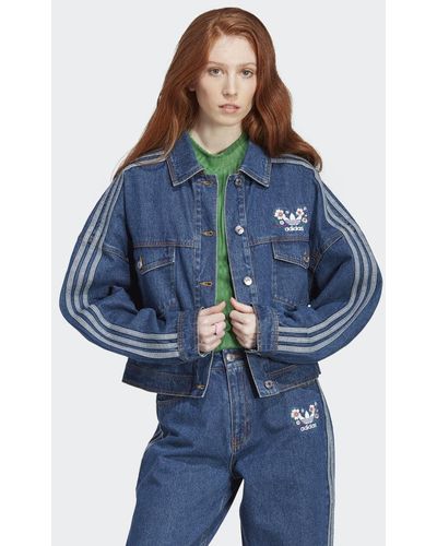 adidas Jeansjacke - Blau