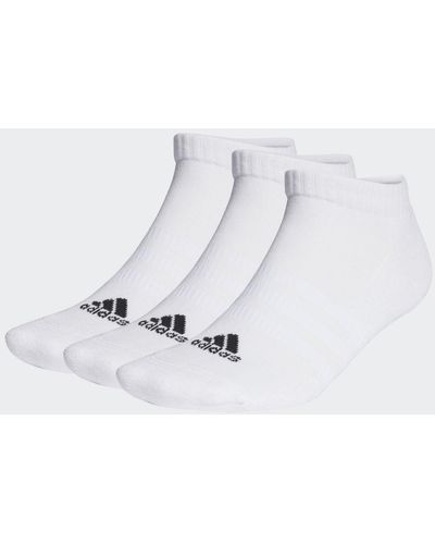 adidas Cushioned Low-Cut Socken, 3 Paar - Weiß