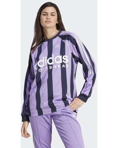 adidas Jacquard Long Sleeve Trikot - Lila