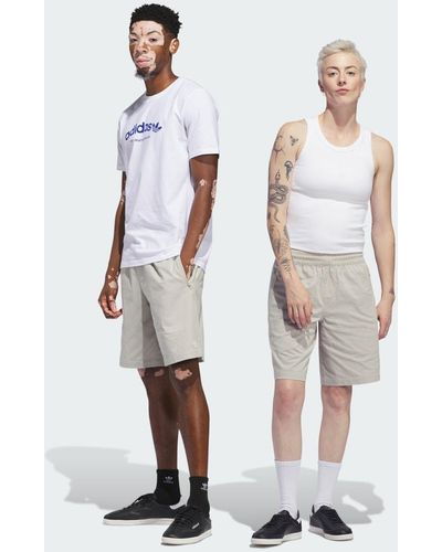 adidas Short Skateboarding (Neutral) - Bianco