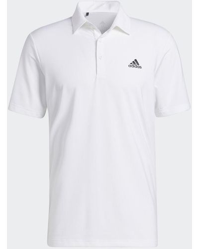 adidas Ultimate365 Solid Left Chest Poloshirt - Weiß
