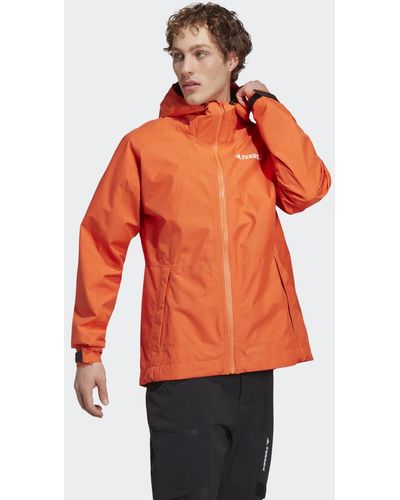 adidas VESTE DE PLUIE TERREX XPERIOR GORE-TEX PACLITE - Orange