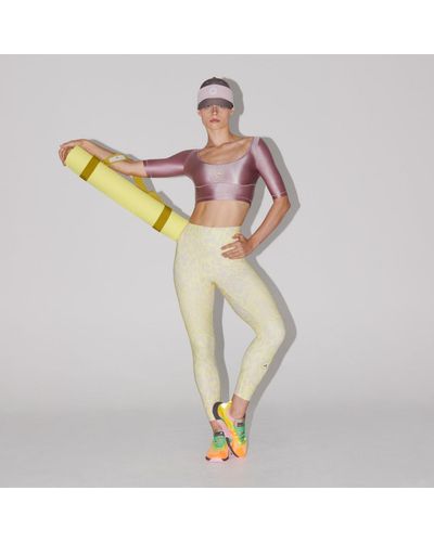 adidas By Stella Mccartney Truepurpose Optime Training Bedrukte 7/8 Legging - Metallic