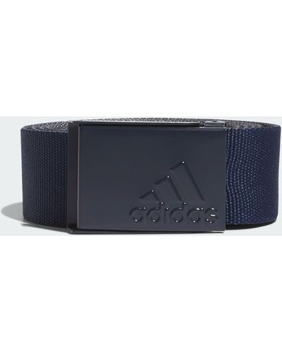 adidas Golf Reversible Web Belt - Blue