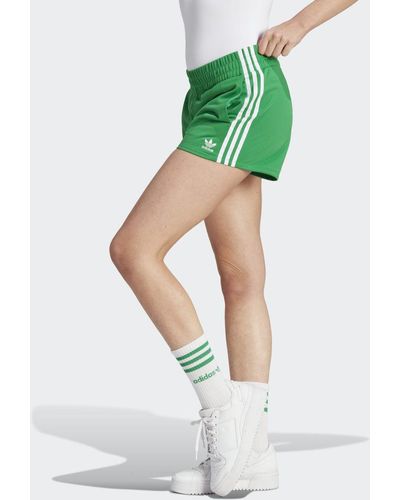 adidas Adicolor 3-Streifen Shorts - Grün