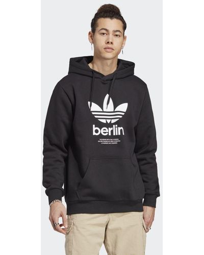adidas Sweat-shirt à capuche Icone Berlin City Originals - Noir