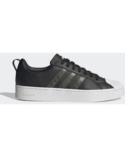 adidas Streetcheck Cloudfoam Lifestyle Basketball Low Court Camo Graphic Shoes - Nero