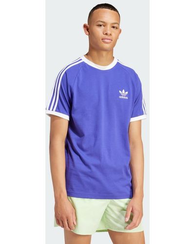 adidas Adicolor Classics 3-stripes T-shirt - Blauw