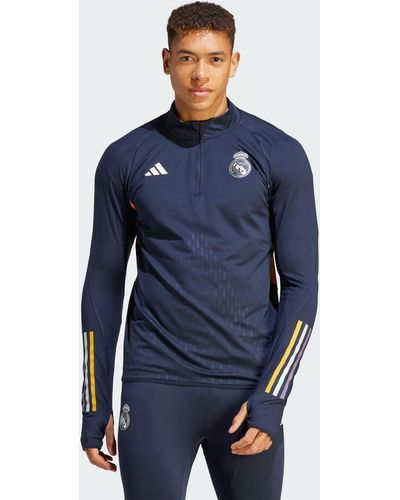 adidas Real Madrid Tiro 23 Training Jersey in Blue