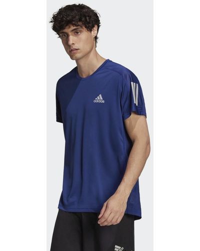 adidas Own The Run T-shirt - Blauw