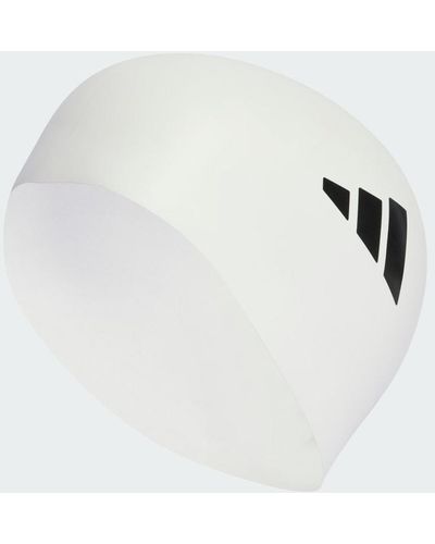 adidas Cuffia Da Nuoto 3-Stripes - Bianco