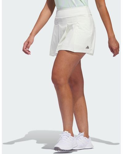 adidas Falda pantalón Ultimate365 Tour Pleated - Blanco