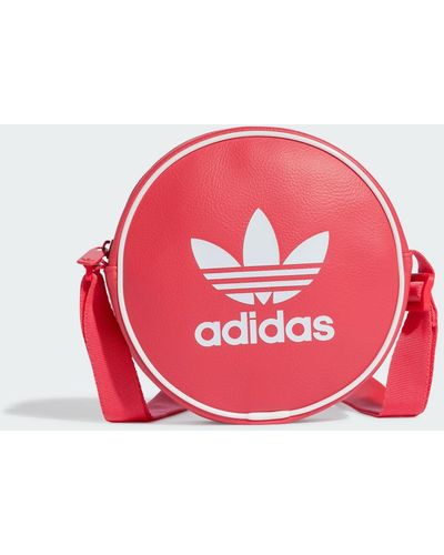 adidas Adicolor Classic Ronde Tas - Rood