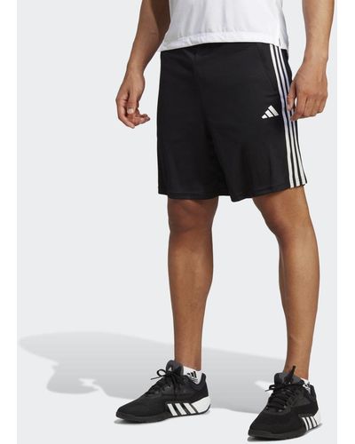 adidas Train Essentials Piqué 3-Stripes Training Short - Noir