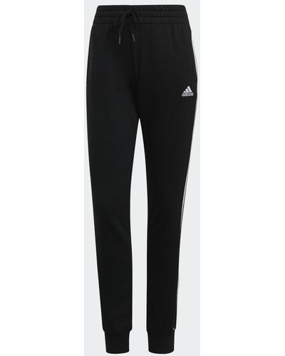 adidas Pantaloni Essentials Fleece 3-Stripes - Nero