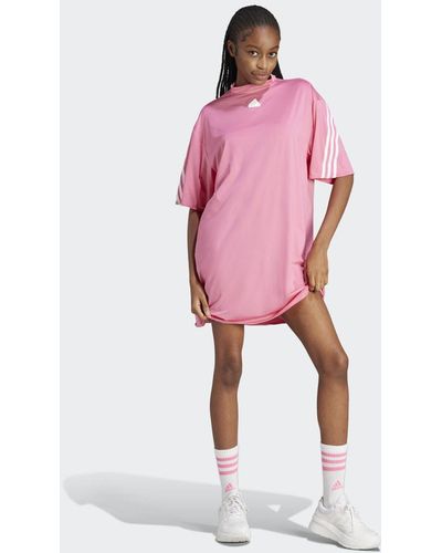 adidas Future Icons 3-Streifen Kleid - Pink