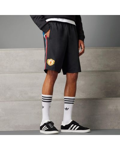 adidas Manchester United Stone Roses Originals Shorts - Schwarz