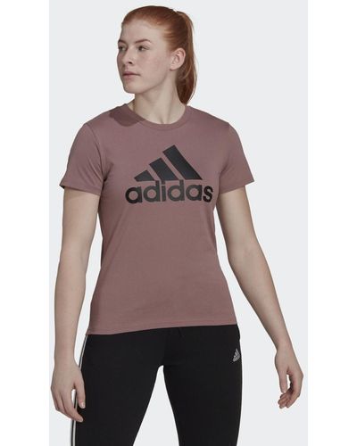 adidas Loungewear Essentials Logo T-Shirt - Lila