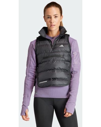 adidas Ultimate Running Conquer the Elements Body Warmer Weste - Grau