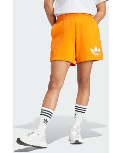 adidas Short Pearl Trefoil Loose Fit - Arancione