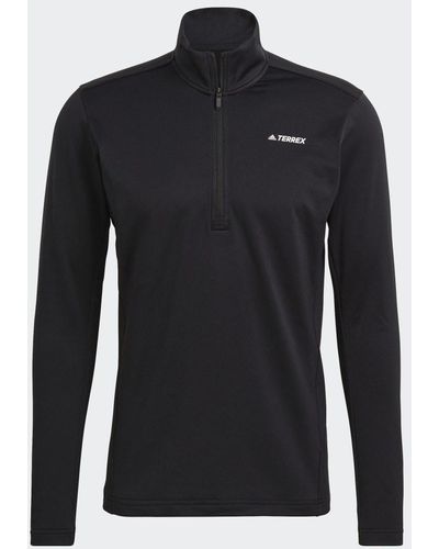 adidas Sudadera Terrex Everyhike Half-Zip Fleece - Negro