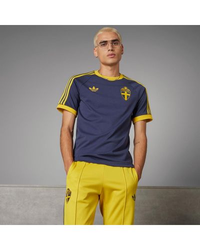 adidas Zweden Adicolor 3-stripes T-shirt - Blauw