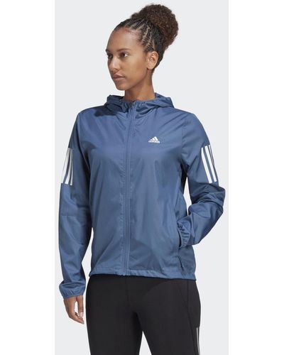 adidas Chaqueta Cortavientos Mujer - Agravic Trailrunning - wonder steel  HT9407