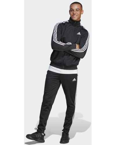 adidas Originals Basic 3-stripes Tricot Trainingspakken - Zwart