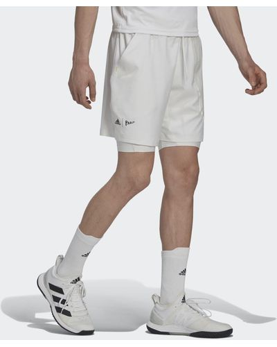 adidas London Two-in-one Short - Wit