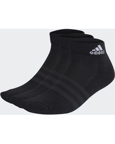 adidas Cushioned Low-cut Socks 3 Pairs - Black