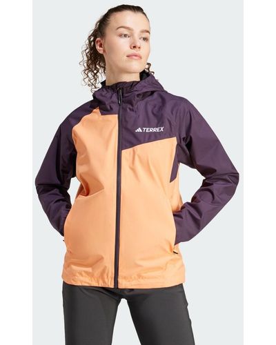 adidas Adidas Outdoorjacke TERREX MULTI 2L RAIN.RDY REGENJACKE - Blau