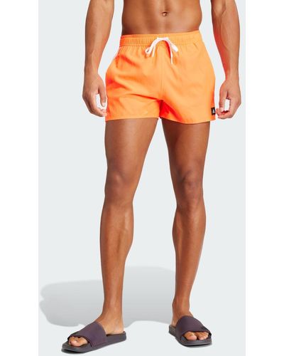 adidas 3-Streifen CLX Badeshorts - Orange