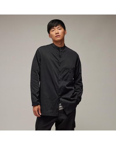adidas Y-3 Nylon Twill Overshirt - Nero