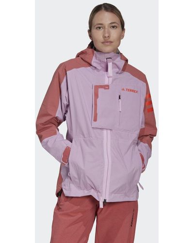 adidas TERREX XPLORIC RAIN.RDY WANDERJACKE - Lila