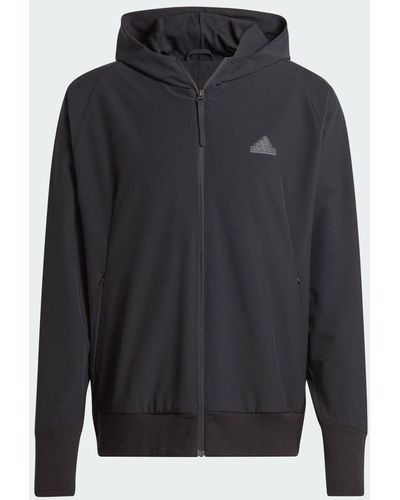 adidas Track top Z.N.E. Woven Full-Zip Hooded - Nero