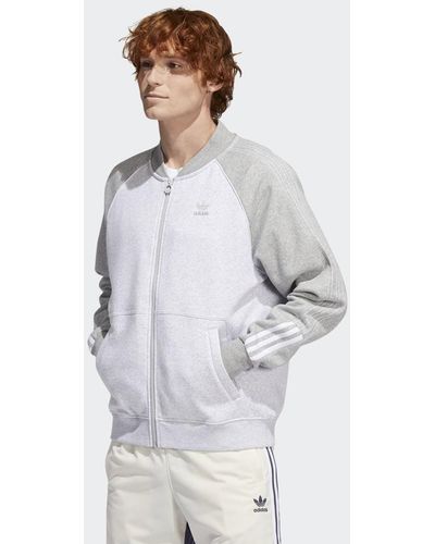 adidas Fleece SST Originals Jacke - Weiß